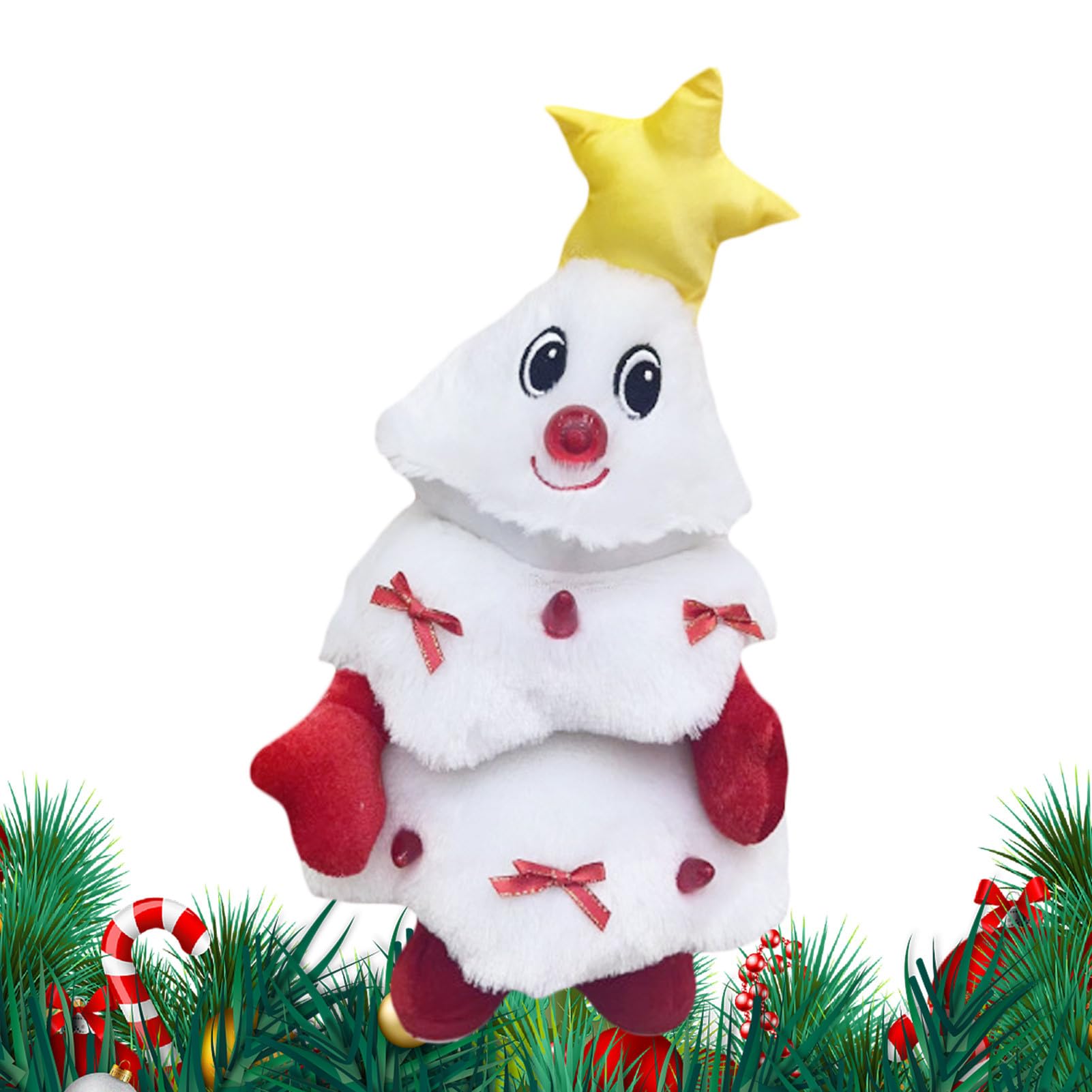 クリスマスデザイン ぬいぐるみ　chest nut Amazon.co.jp: クリスマスツリー 歌う ぬいぐるみ 踊る
