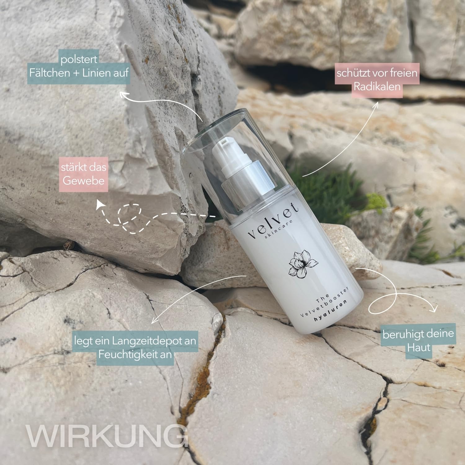 Sérum à l'acide hyaluronique 100 ml - Complexe 4 fois avec extrait de magnolia - Hautement dosé et sans parfum - Sérum hydratant anti-âge pour peaux sensibles - Fabriqué en Allemagne