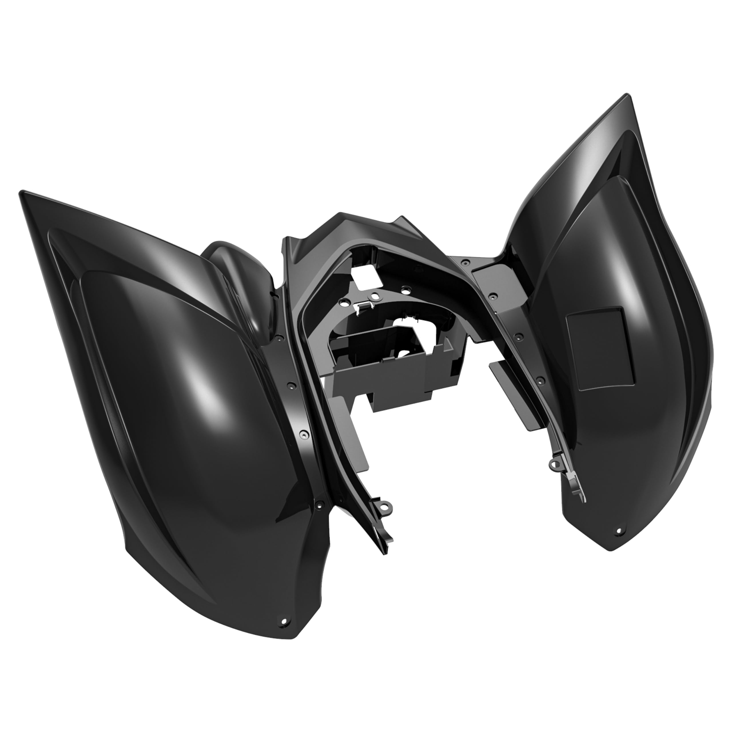 Rear Fender Flares for Raptor 700, Black Rear Mud Flaps Mud Guards Extension for Yamaha Raptor 700 700R 2013-2025 Accessories