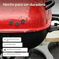 Vista 4 de Imanes redondos de cerámica ultra fuertes (0.7 x 0.2 pulgadas/0.709 x 0.197 in, 30 unidades) – Imanes resistentes, no corrosivos, de alta