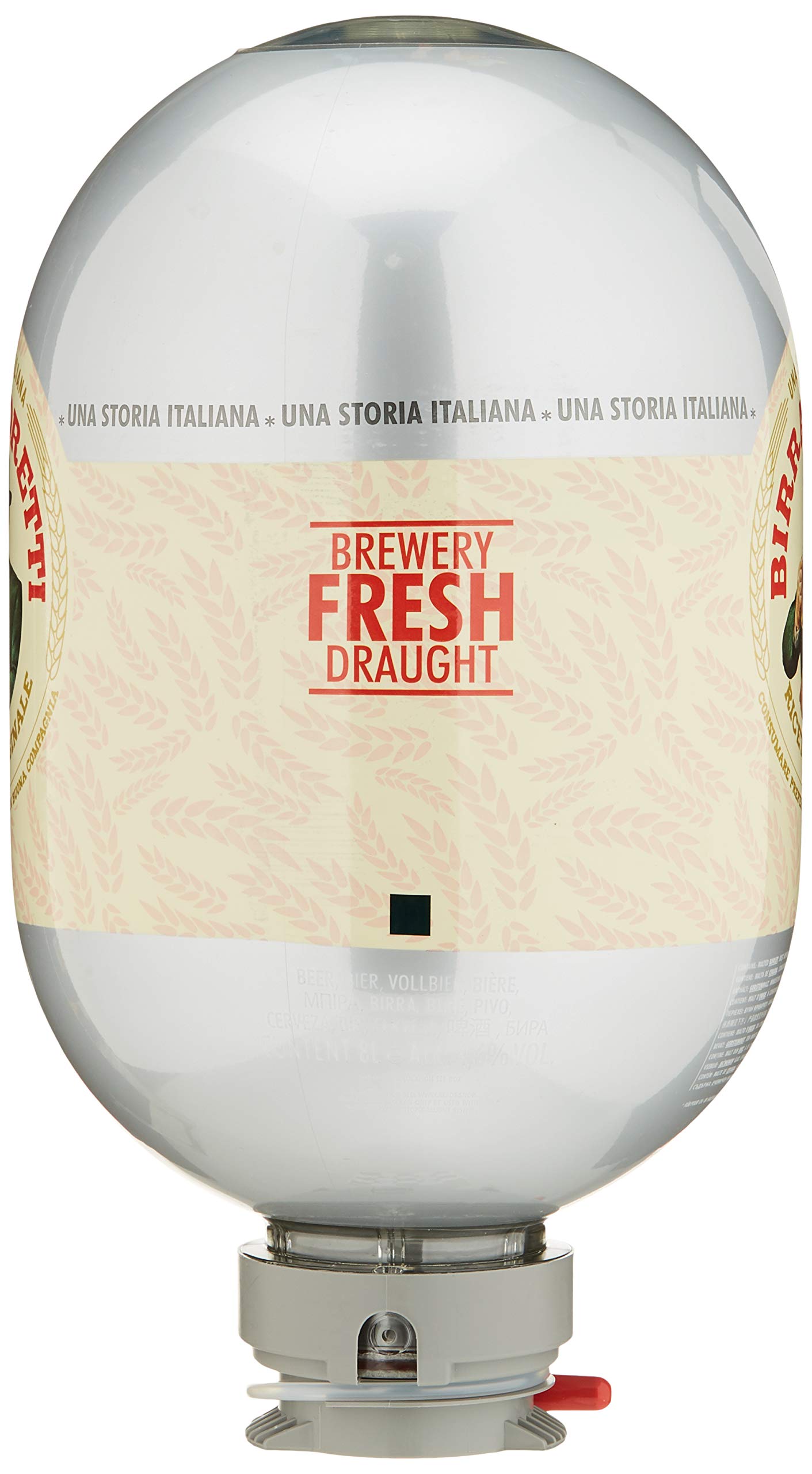 Birra Moretti Helles Bier, 8 l Fass