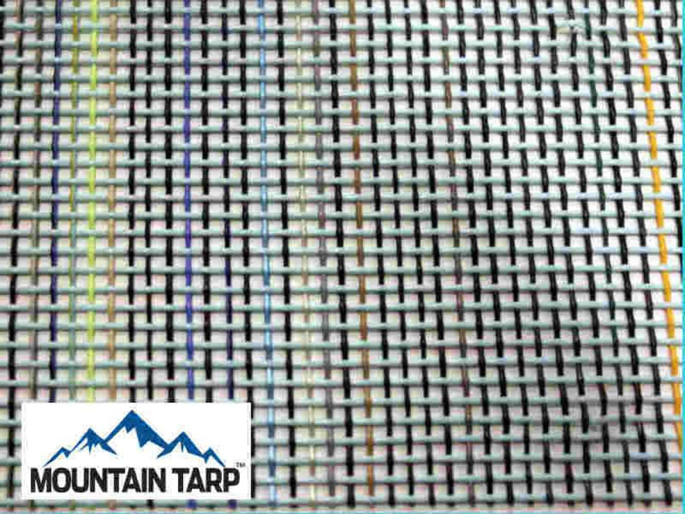 Multi-Color PVC Mesh Tarps | Mountain Tarp 7' x 14'