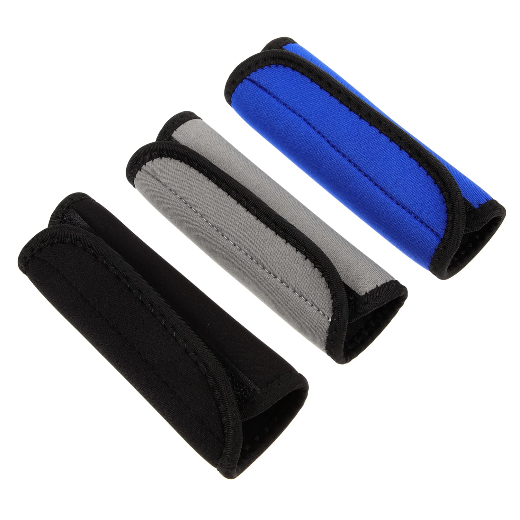 PACKOVE 15 Pz gestire la custodia etichette per bagagli protezioni maniglia valigia involucri maniglia valigia valigie protezioni flessibili della maniglia cinghie della borsa poliestere
