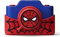 kiimento Spider-Man Kids Camera: Marvel Licensed 3" Touchscreen 32MP Digital Camcorder, 1080P Video, 32GB Card for Ages 5+ Boys Girls