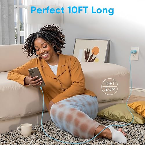 Miniatura 6 de Cargador para iPhone 15 16 de carga rápida, bloque de cargador USB C de 30 W con cable de 3 metros para iPhone 15 16 Plus Pro Max/iPad Pro/AirPods,