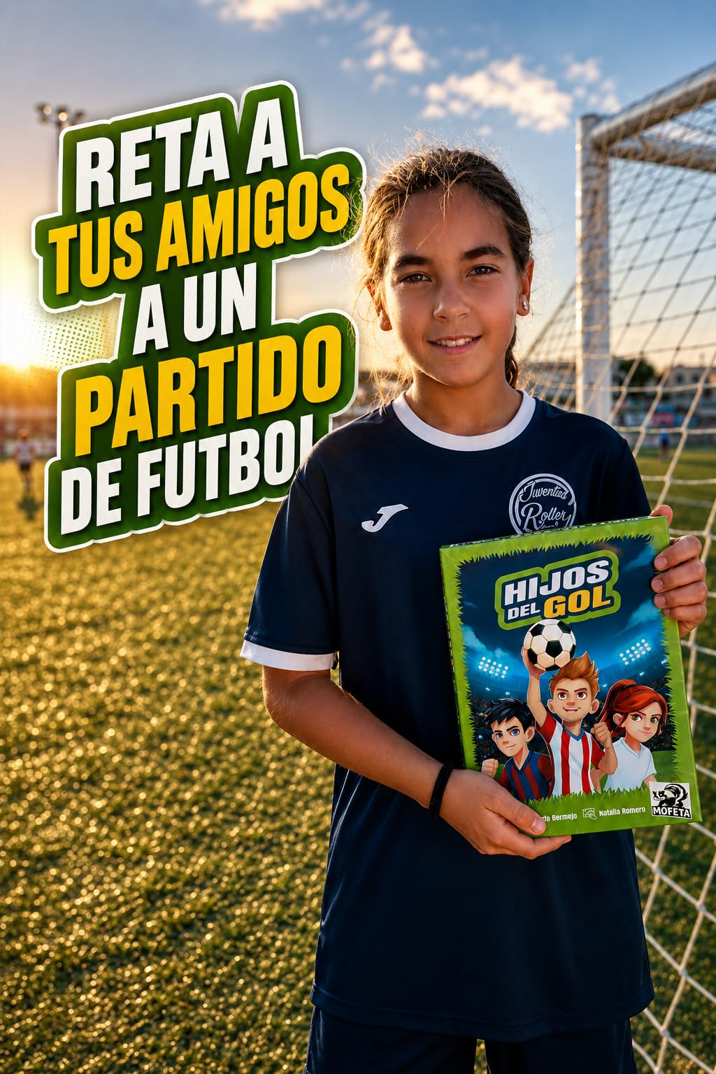 Juego de Mesa de Fútbol Hijos del GOL para Niños y Familias | Juego de Estrategia con Dados, Meeples y Tableros | Partidas Rápidas de 20´| 2 a 4 Jugadores Futbol Niños +8 Años|Compite por ser el mejor