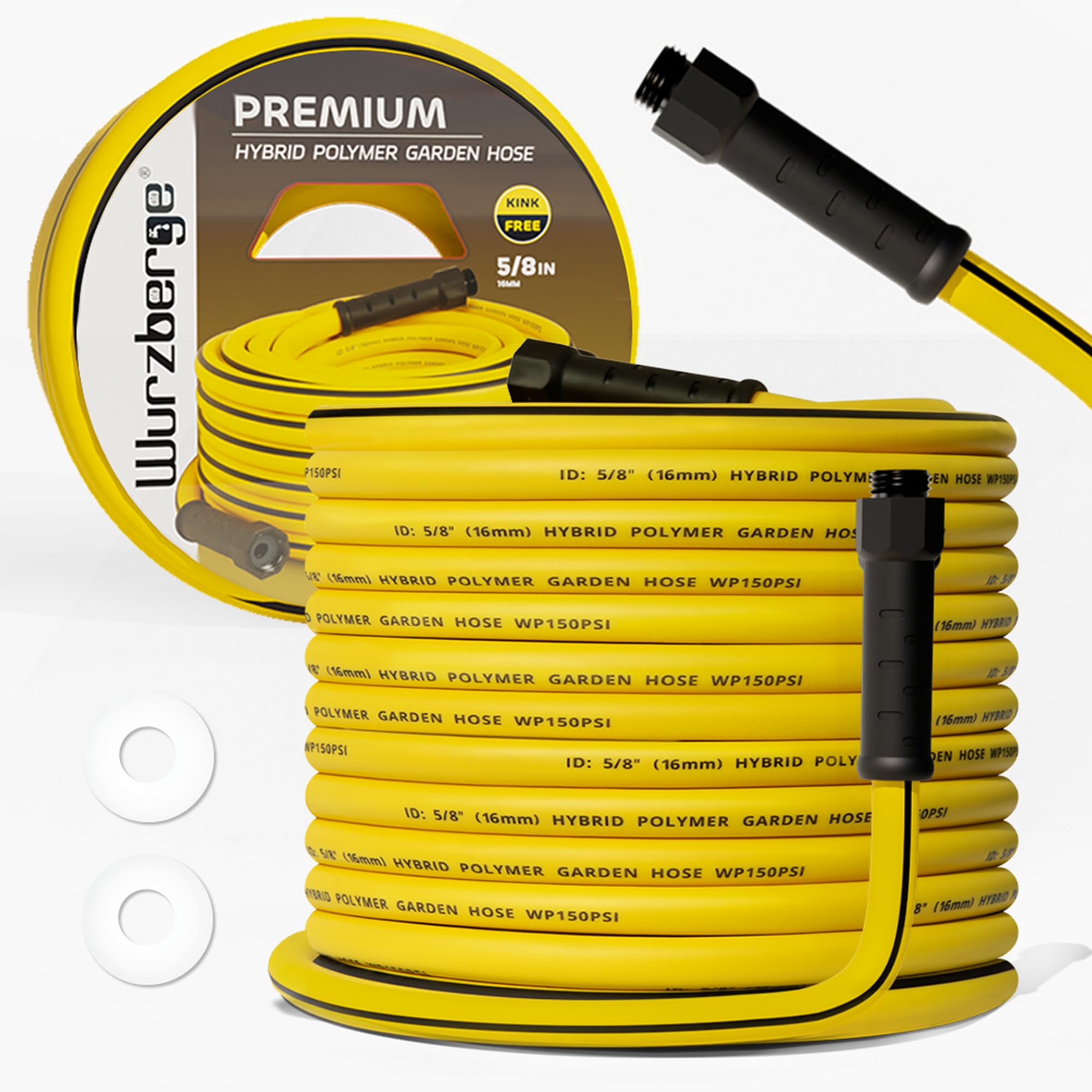 yinhu420 Amazon.com: Wurzberge Garden Hose 100 ft, Flexible Water