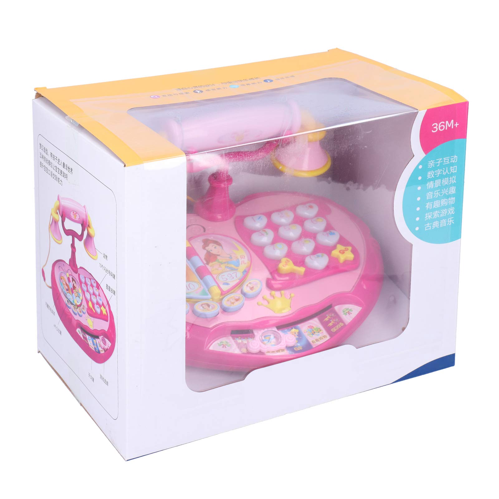 Generic Jouet de Téléphone Fixe de Style Rétro, Expérience de Jeu de Rôle Amusante, Outil D'éducation Précoce pour Filles et Garçons, Matériau en Bois Generic Jouet de Téléphone Fixe de Style Rétro, Expérience de Jeu de Rôle Amusante, Outil D'éducation Précoce pour Filles et Garçons, Matériau en Bois