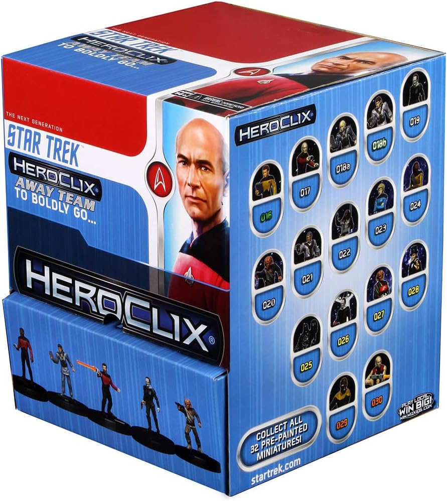 Heroclix Star Trek The Next Generation Away Team to Boldly Go... Gravity Feed