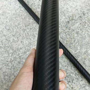 2pcs Length 500mm Carbon Fiber Tube OD 6mm-60mm High Composite Hardness Material 3K Twill Matte Carbon Fiber Square Tube60x58x500mm