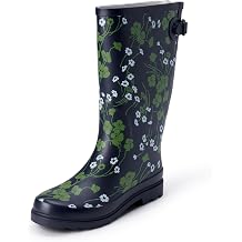 Amazon Essentials Womens Waterproof Tall Rain Boot with Adjustable Buckle