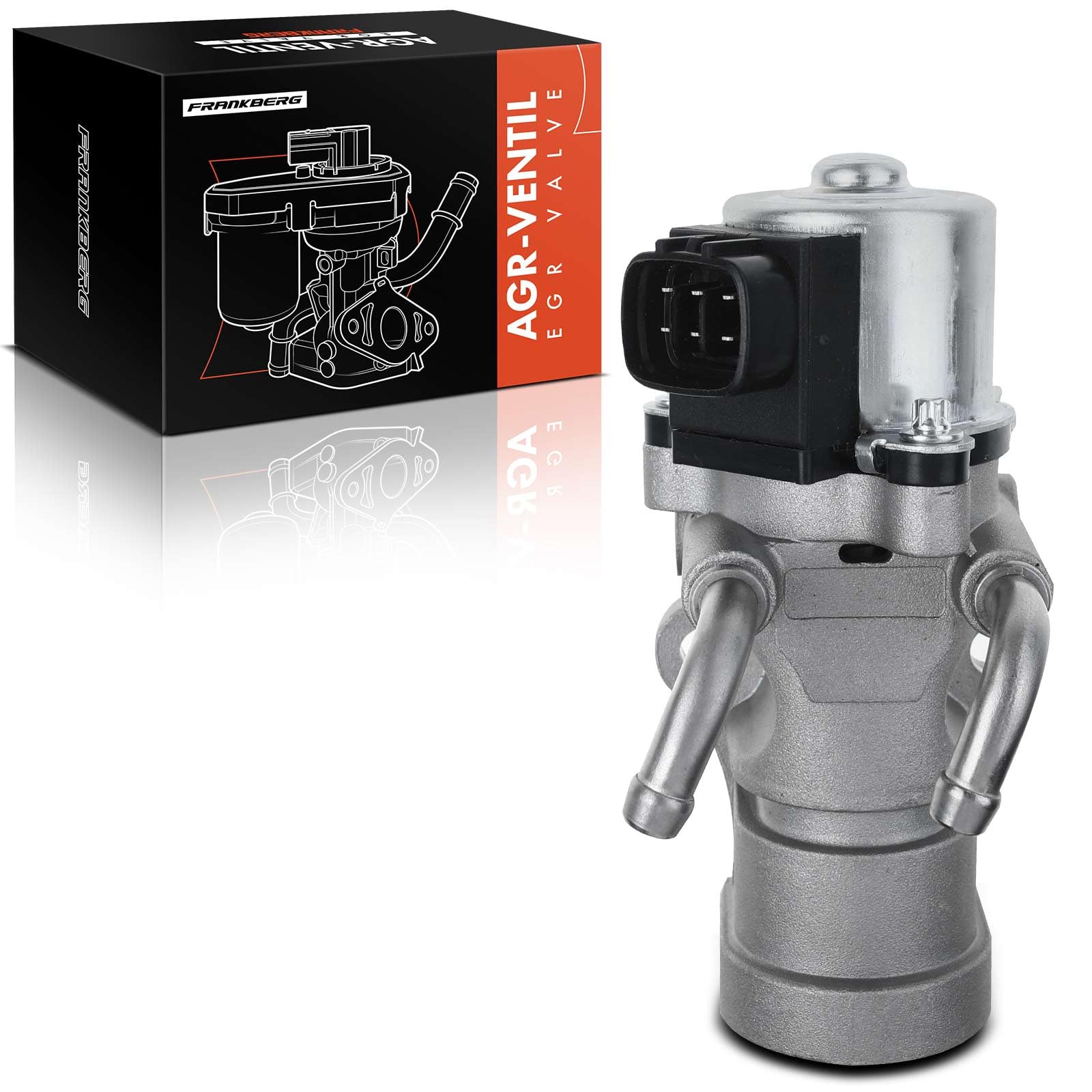 Frankberg Válvula EGR de 6 Polos 25620-27080 | Compatible con A.v.e.n.s.i.s Verso M2, R.A.V 4 II A2, Previa R3