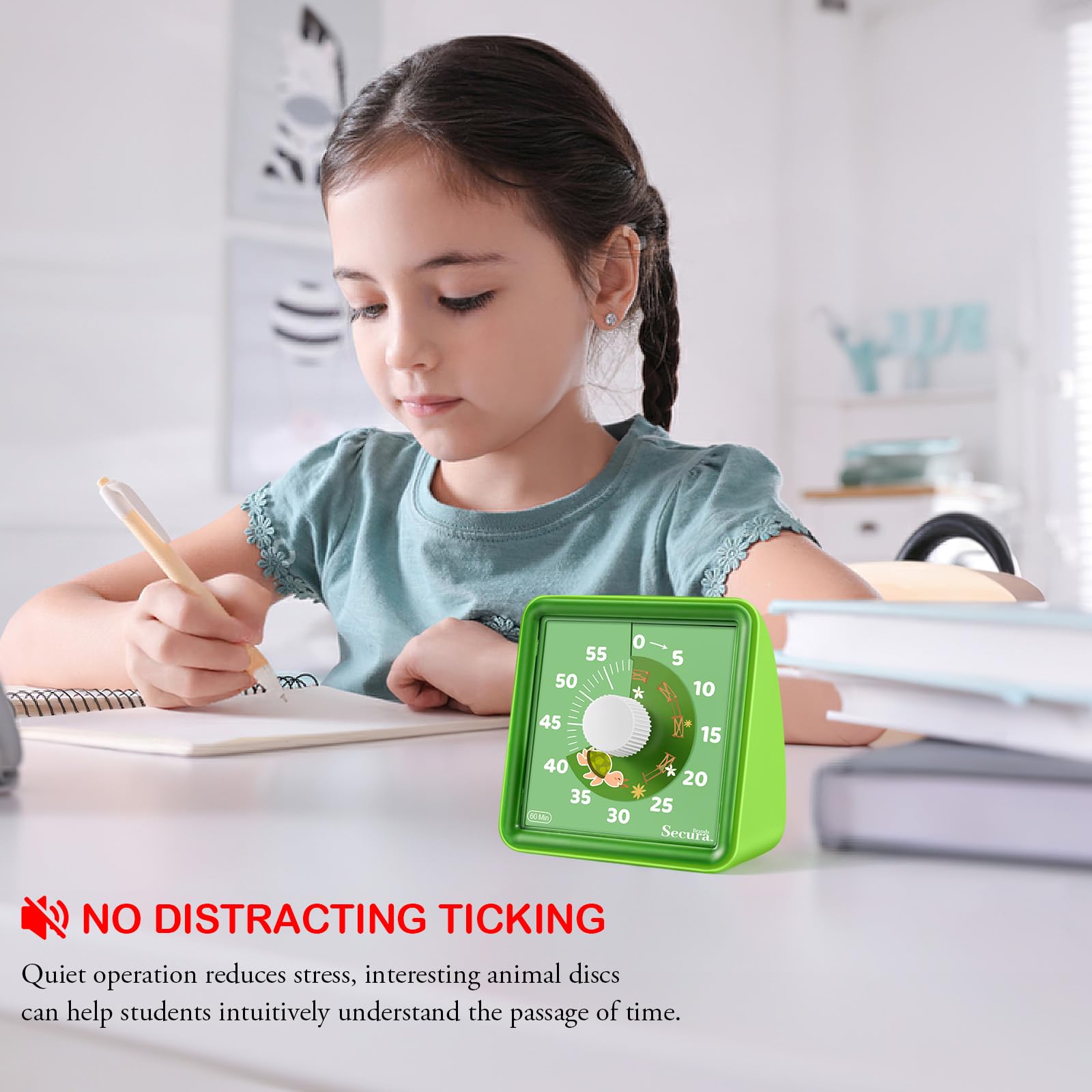 Snapklik.com : Secura 60-Minute Visual Countdown Timer For Kids ...