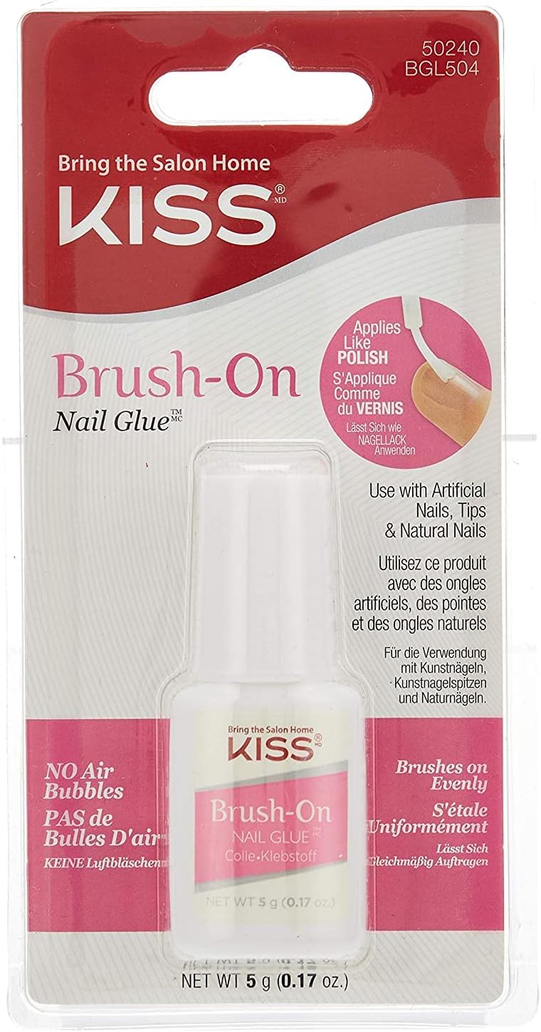 Kiss Brush-On Nail Glue 0.17oz