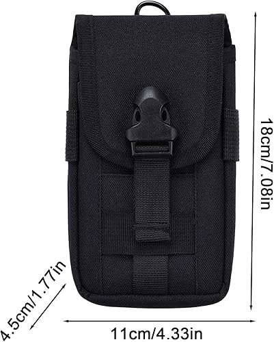 Miniatura 5 de Riñonera para cinturón  Cangurera para teléfono celular  Bolsa Oxford para correr con mosquetón  para teléfono celular, dinero para mujeres,