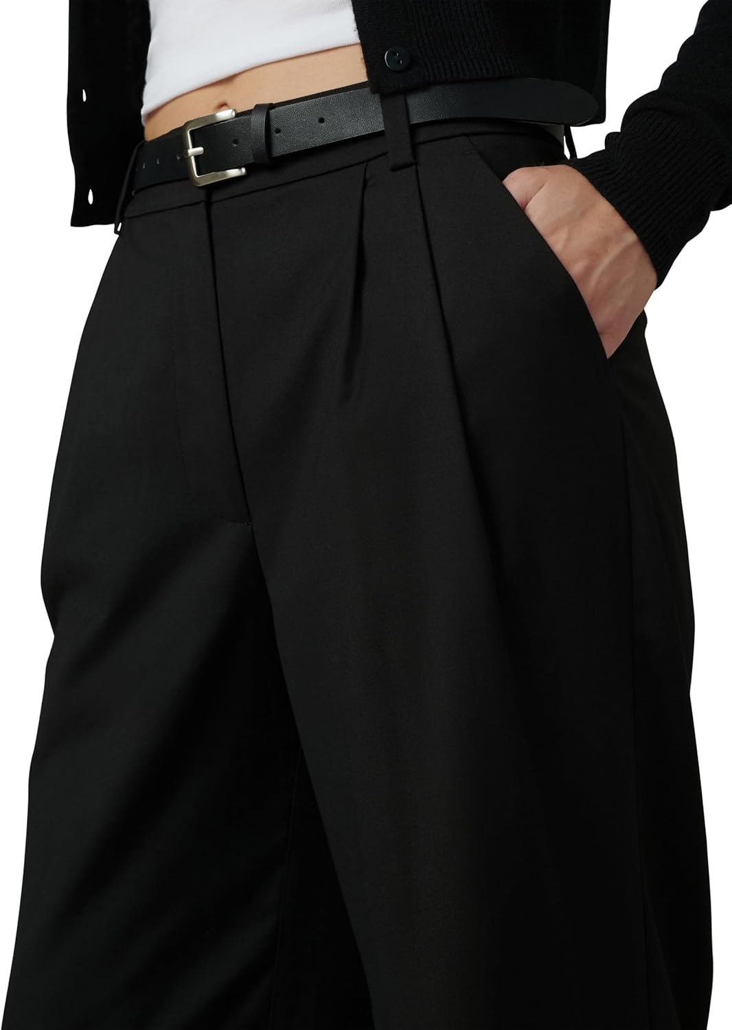 JOE'S JEANS Women's The Dani Wide Leg Trousers - Image 4