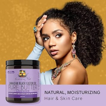 Sunny Isle Lavender Jamaican Black Castor Oil Pure Butter 8oz | Hair & Skin