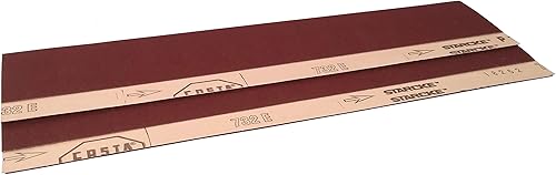 Papel de lija Longboard de 2-34 x 17-12 pulgadas, papel de lija de grano 80, hojas de lija de óxido de aluminio, 50 lijadoras de cuerpo automático