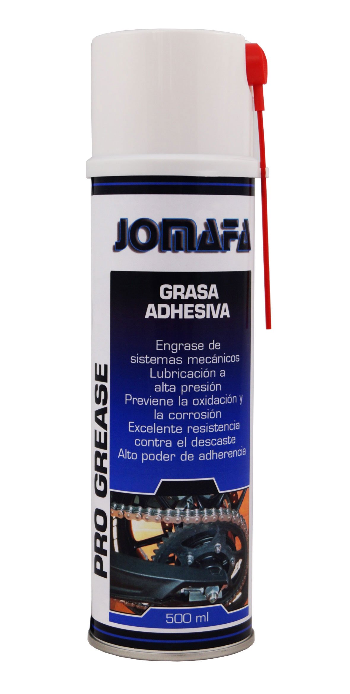 JOMAFA - Grasa para Cadenas de motos, sistemas mecanicos, etc Grasa Adhesiva 500 ml