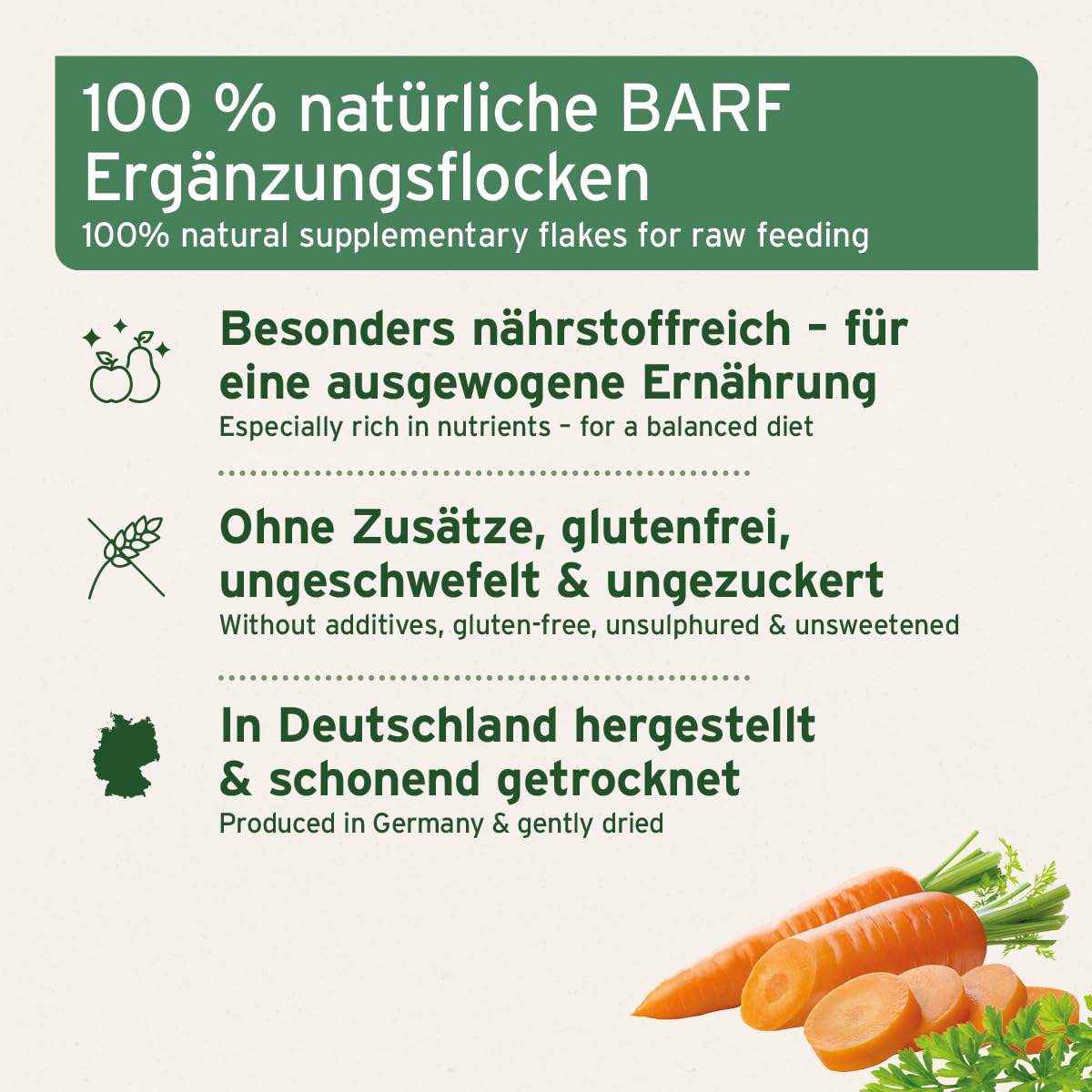 AniForte Barf Zusatz für Hunde Früchte und Gemüse mit Kräutern 5kg - Naturprodukt, Barf Ergänzungsfutter, glutenfrei, Flocken ohne künstliche Zusätze, 100% Natur Ergänzung barfen, Futter