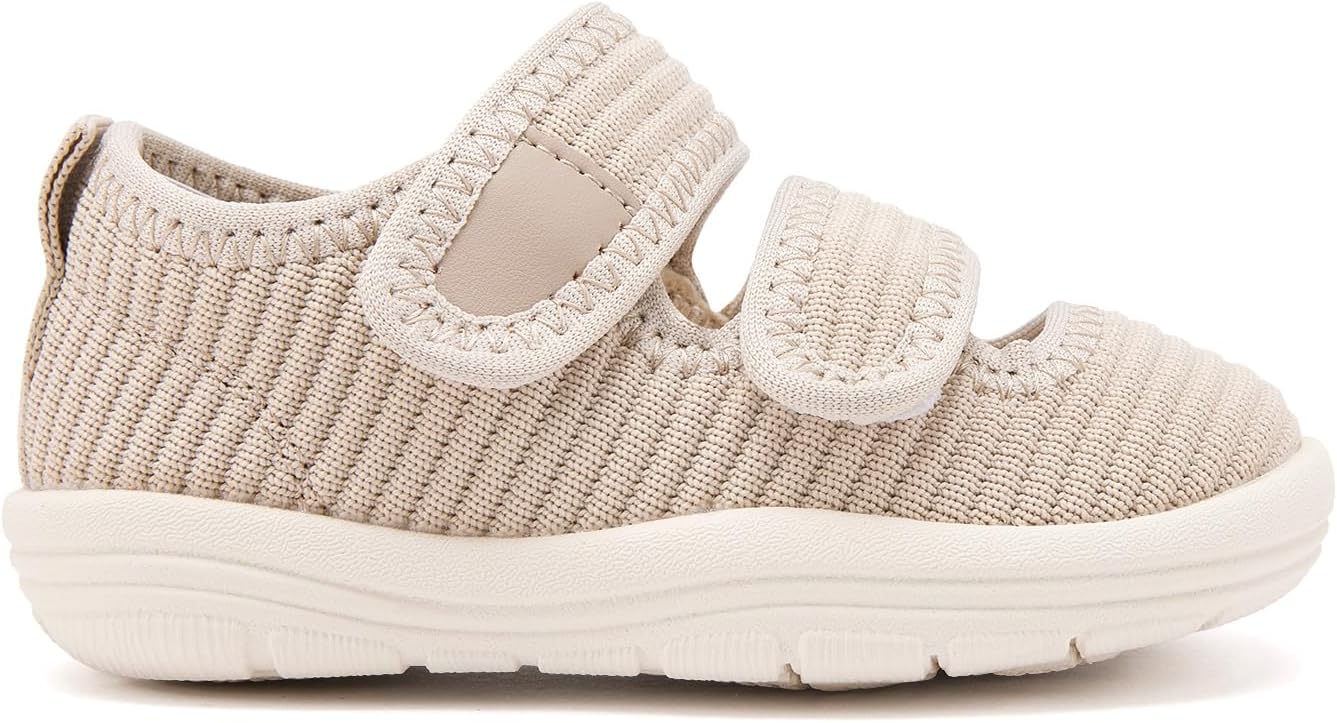 BMCiTYBM Baby Walking Shoes Infant Boy Girl First Walker Sneakers Breathable Lightweight Non-Slip Barefoot Shoes 6 9 12 18 24 Months