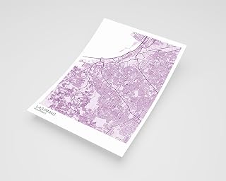 MG Global Modern Poster of Las Pinas Philippines 6 | 11x17 12x18 16x24 24x36 Maximal Unframed Artwork Print | Maximalism Hometown City Wall Art for Gift | Maximalist Home Office Decor