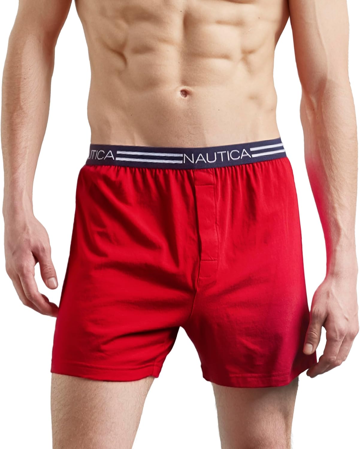 Nautica Men's Classic Cotton Loose Knit Boxer