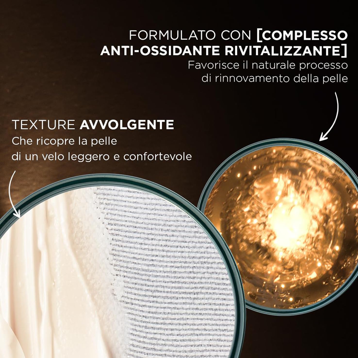 L'Oréal Paris, Crema Viso Midnight, Per Pelli Mature, Azione Anti-Età, Incarnato Levigato e Rughe Ridotte, Con Complesso Antiossidante e Vitamina E, Age Perfect Renaissance Cellulaire, 50 ml