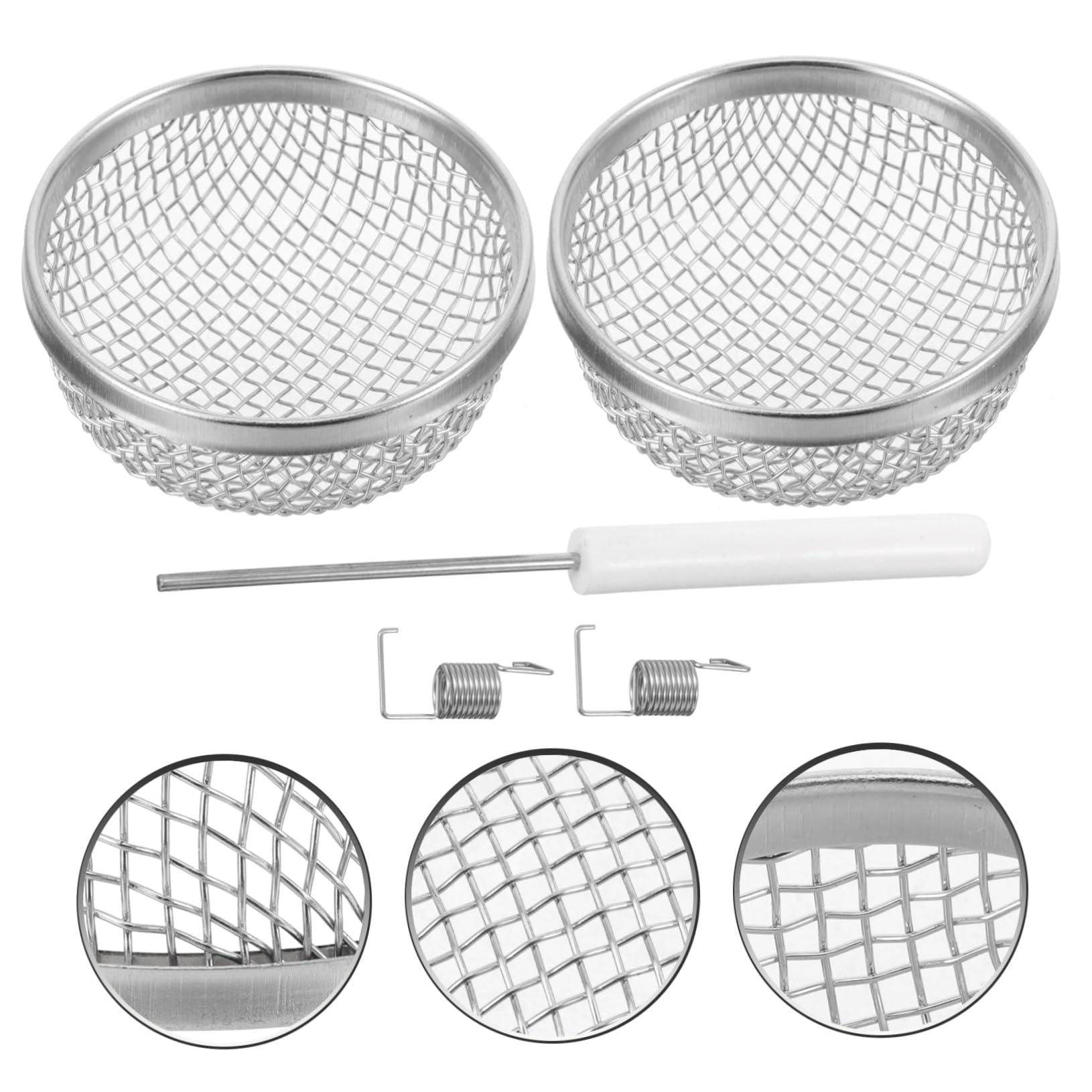 Gatuida 10piezas Rejilla De Ventilación para Calentador De RV Pantallas Inoxidable para Protección De Camper De Instalación y Resortes