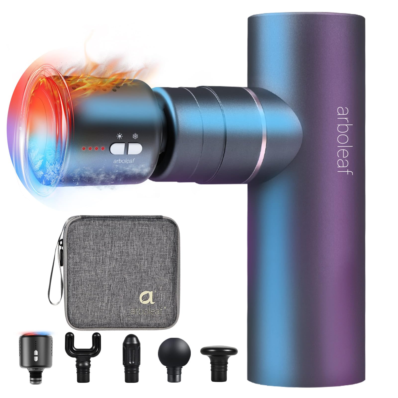 Amazon | arboleaf 筋膜リリースガン ハンディガン MINI 温冷機能付き