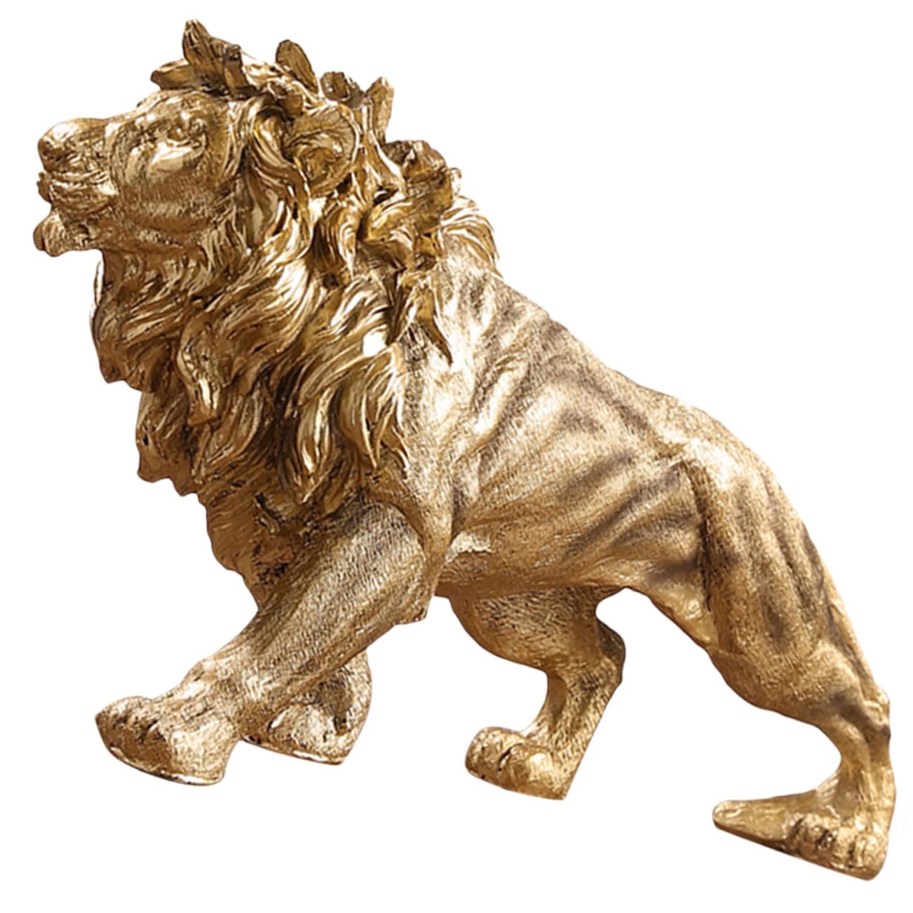 Statue de lionceau en résine vintage MAGICLULU pour décoration de bureau