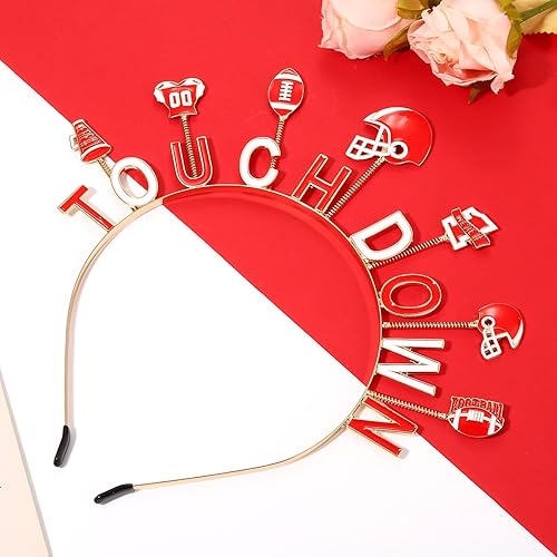 Miniatura 10 de Diadema de béisbol para mujer, accesorios de béisbol para mamá, diadema de toque con letras, moda para el día del juego, accesorio deportivo para el