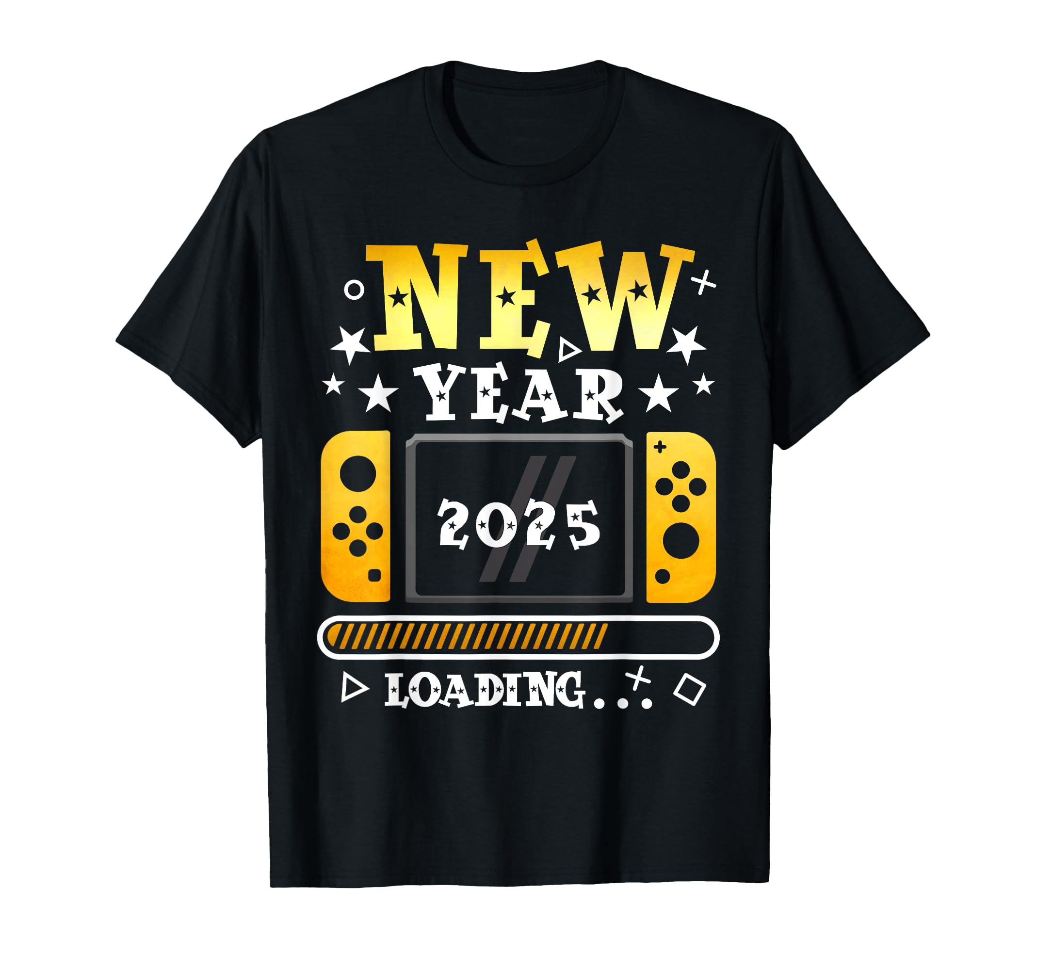 New Year 2025 Loading Gaming Controller New Years Eve Party T-Shirt