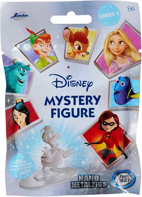 Jada Toys Disney Figur Serie 3 - 1 Mystery Sammelfigur im Blind Pack