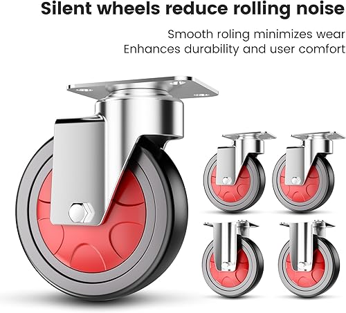 Miniatura 2 de Carrito plegable de valla mejorada, carrito de plataforma de valla con jaula, plataforma móvil, carrito plegable de 560 libras resistente que ahorra