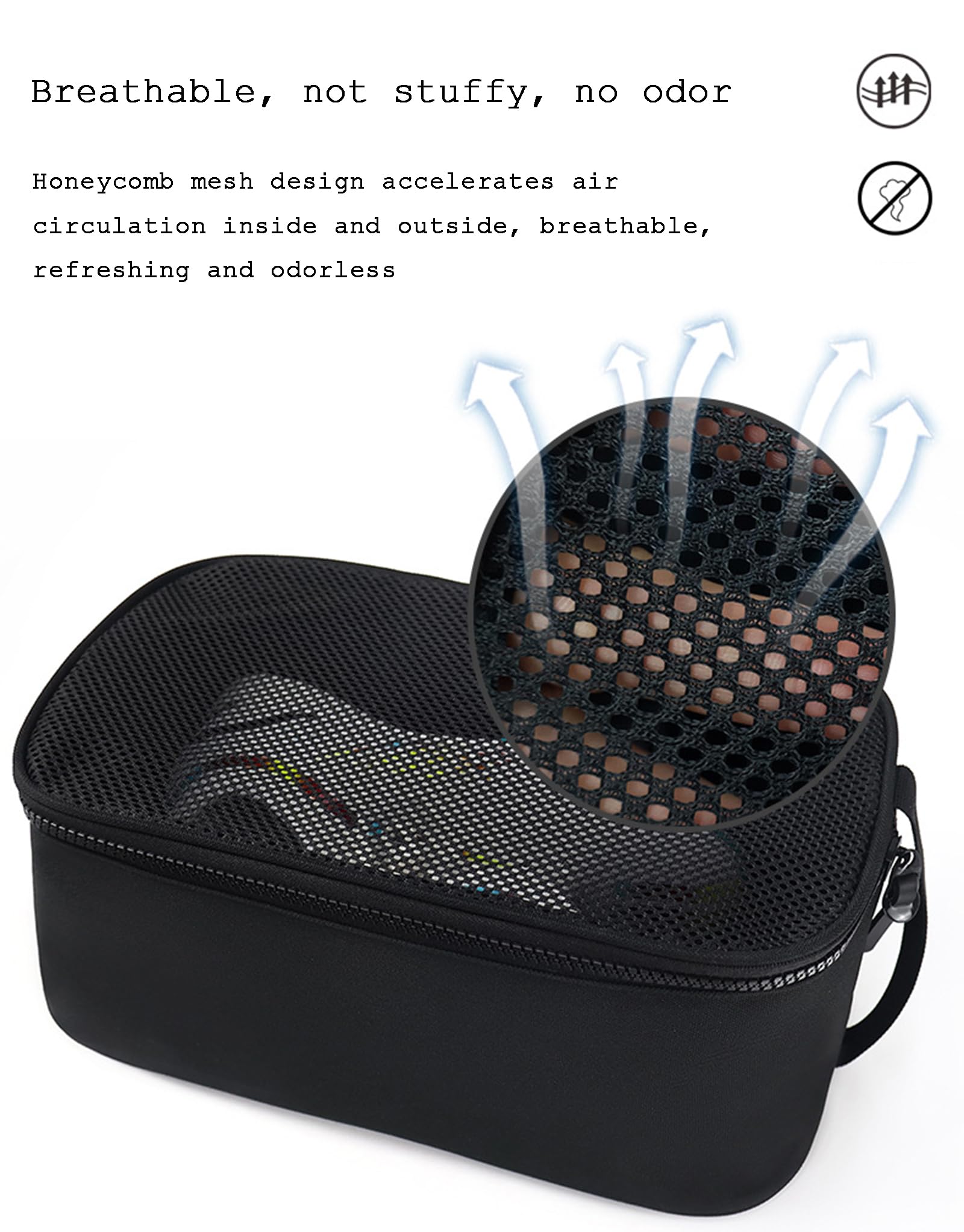 Golfschuhtasche, Atmungsaktive Tragetasche für Sportschuhe aus Mesh, Organizer-Tasche zur Reiseaufbewahrung von Schuhen, Tragbarer Sneaker-Träger