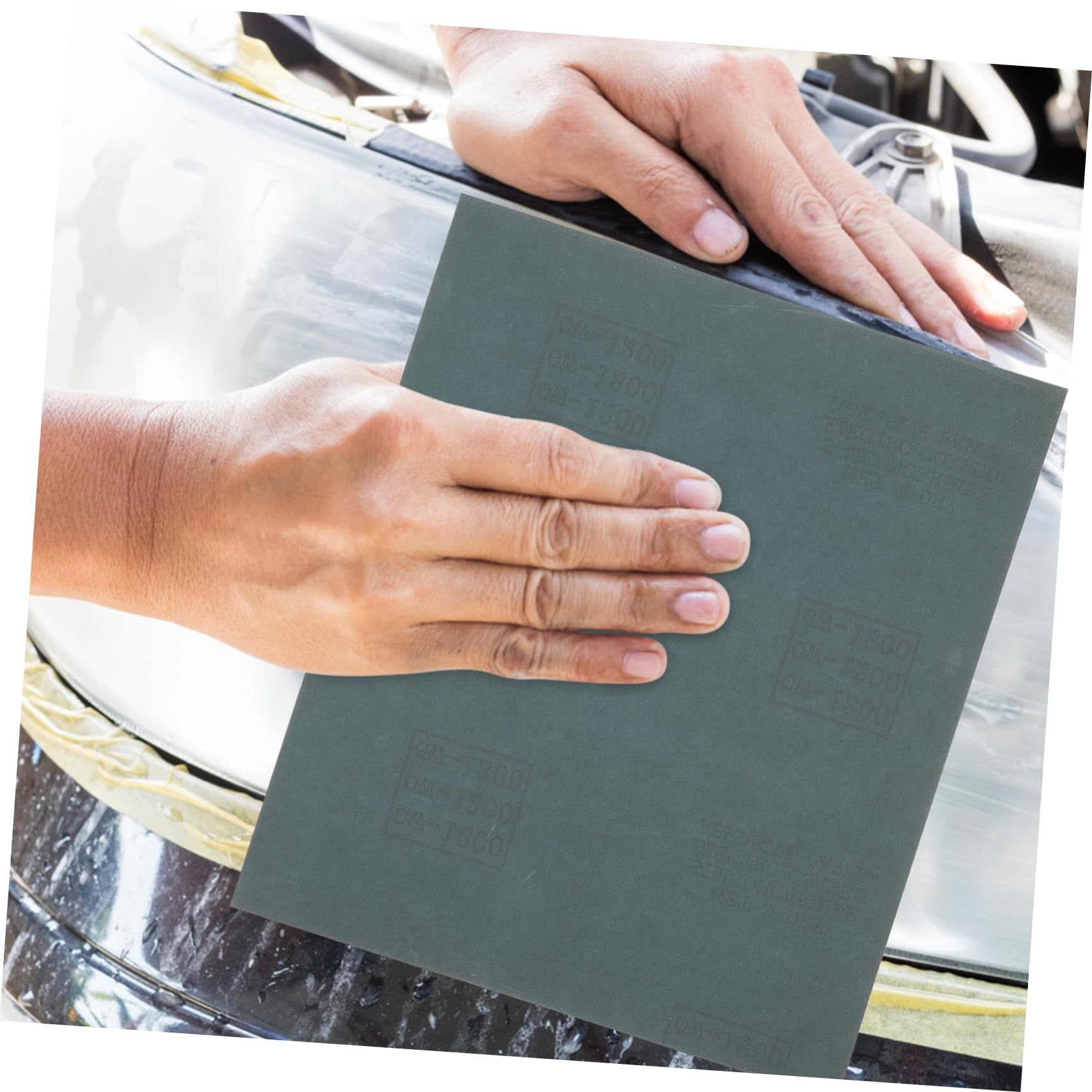 30feuilles Papier Abrasif Étanche à Sec Et Humide Lot Pour Polissage Grit Pour Métaux Et Carrosserie