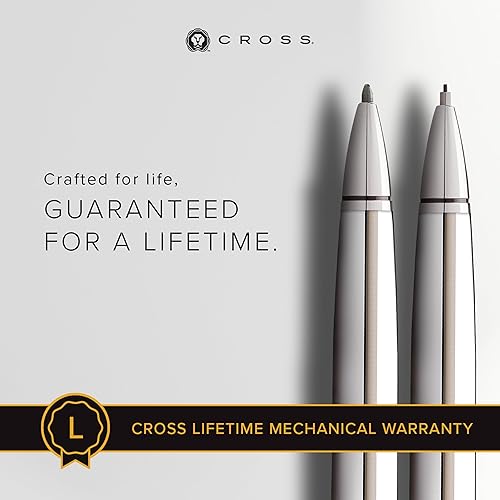 Miniatura 3 de Cross Coventry - Juego de regalo de bolígrafo y lápiz de cromo pulido