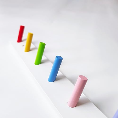 Miniatura 2 de AMAPON Percheros de madera para colgar en la pared, 6 ganchos, clavijas para colgar sombreros, toallas, bolsos, correas, paraguas, gorras de