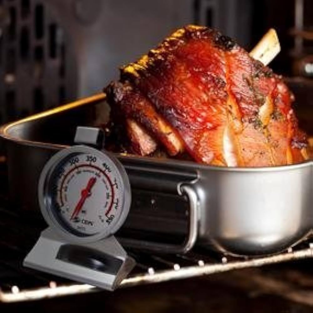 Kitchen Oven Thermometer Stainless Steel Dial Oven Thermometer Portable