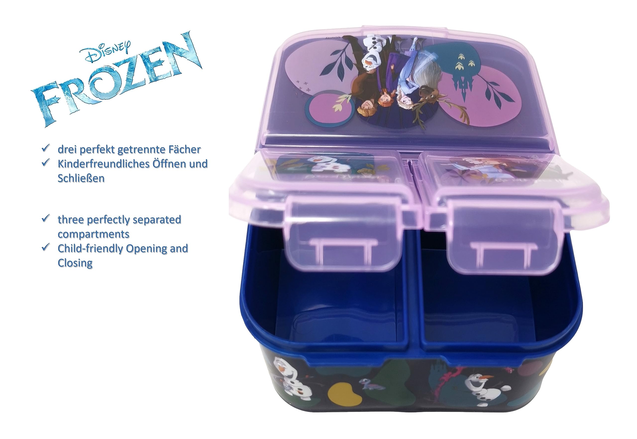 Portapranzo Bambini Con Personaggi Disney - Divisorio Interno, Senza BPA - Foto 8