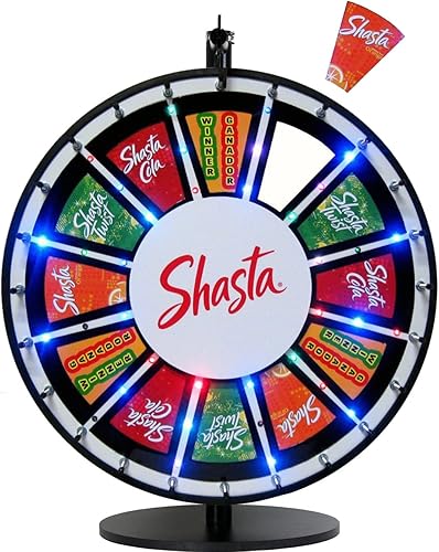 24in Insertar su propio premio gráficos Rueda con RGB Luces LED Parpadeante