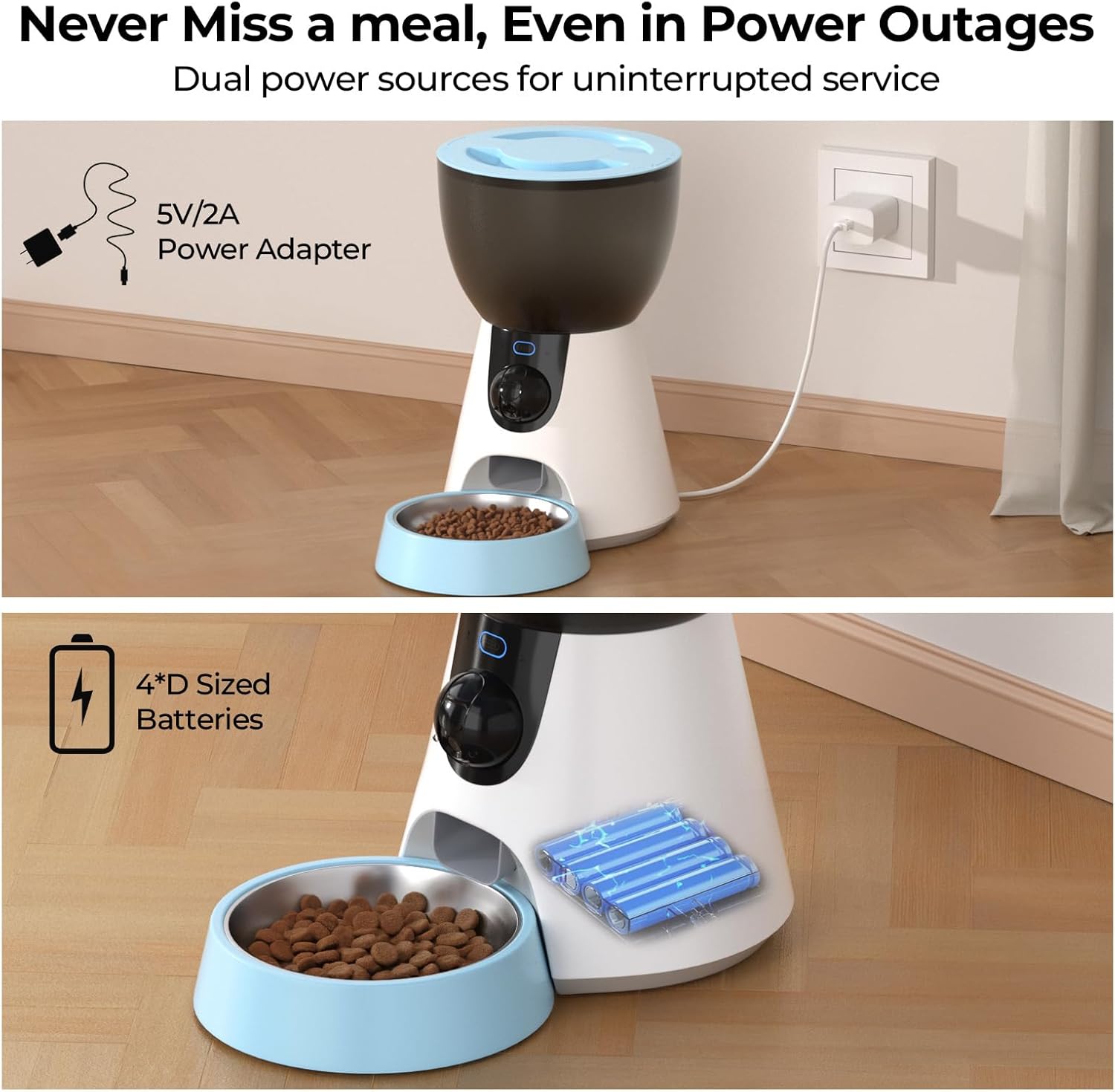 Ownpets Automatic Pet Feeder with infrared night vision