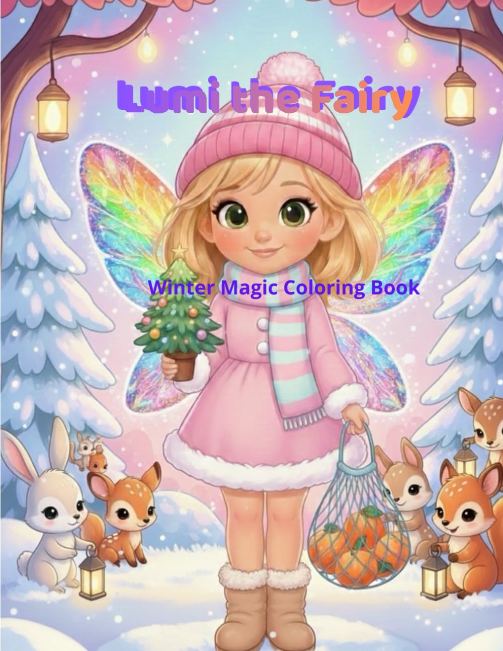 Lumi the Fairy – Winter Magic Coloring Book: A Cute Fairy Coloring Book for Kids (Fairy Lumi Coloring Book Series)