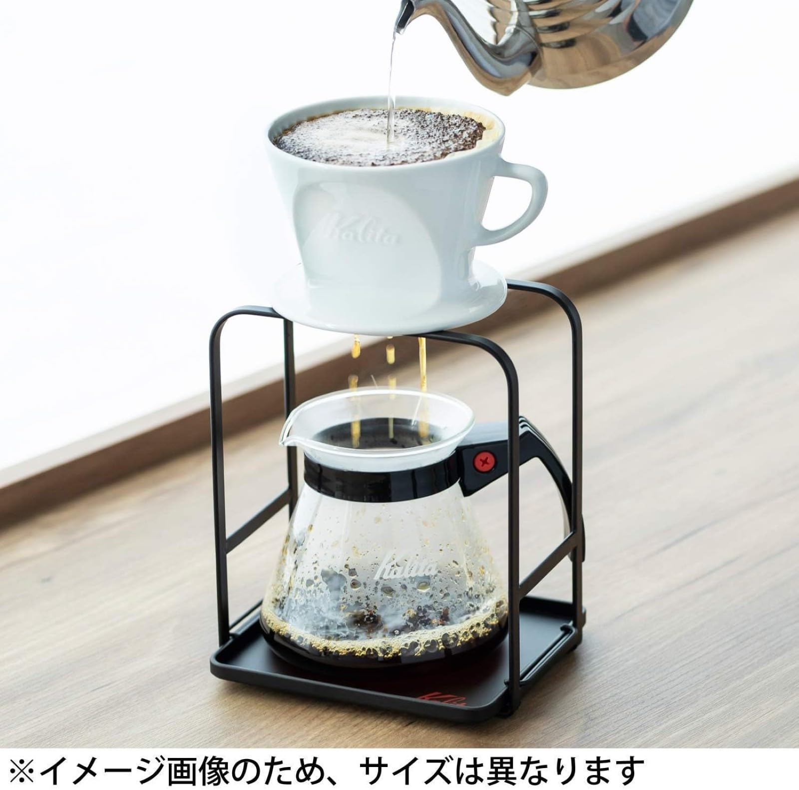 Amazon｜カリタ Kalita 注ぎやすい コーヒー サーバー 保温103用 耐熱