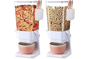 Practical Cereal Dispenser Countertop for Organized Snacking