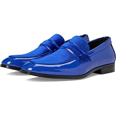 Stacy Adams Spratley Saddle Slip-On royal blue