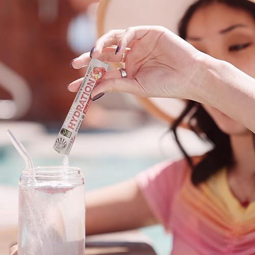 Miniatura 6 de Sunwarrior Paquetes de electrolitos en polvo de hidratación  Sabor a fresa colada  18 paquetes de barras de 4.44 oz  Vegano y a base de plantas sin