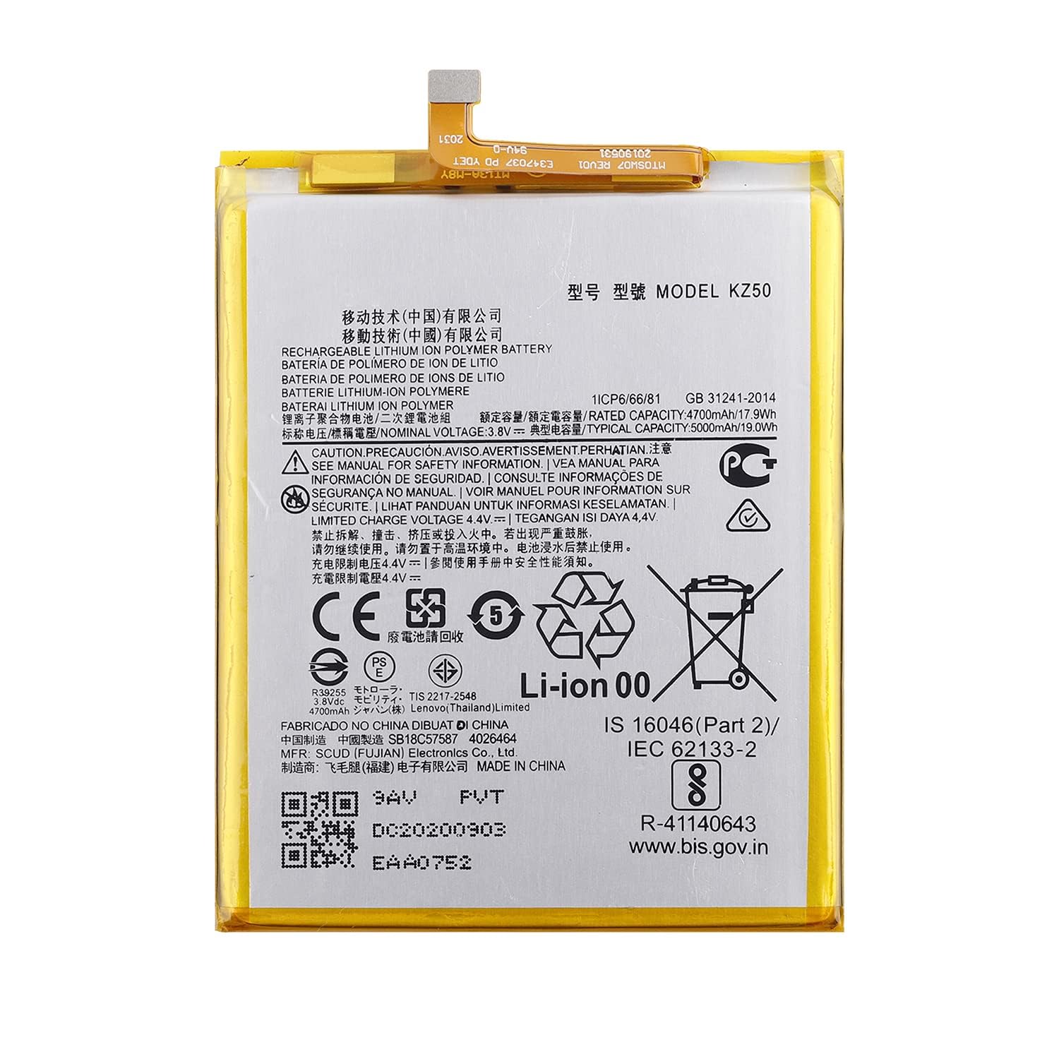 Duotipa KZ50 Battery Compatible with Moto G Power/G8 Power XT2041-6 XT2041-1 with Repair Tool Kit