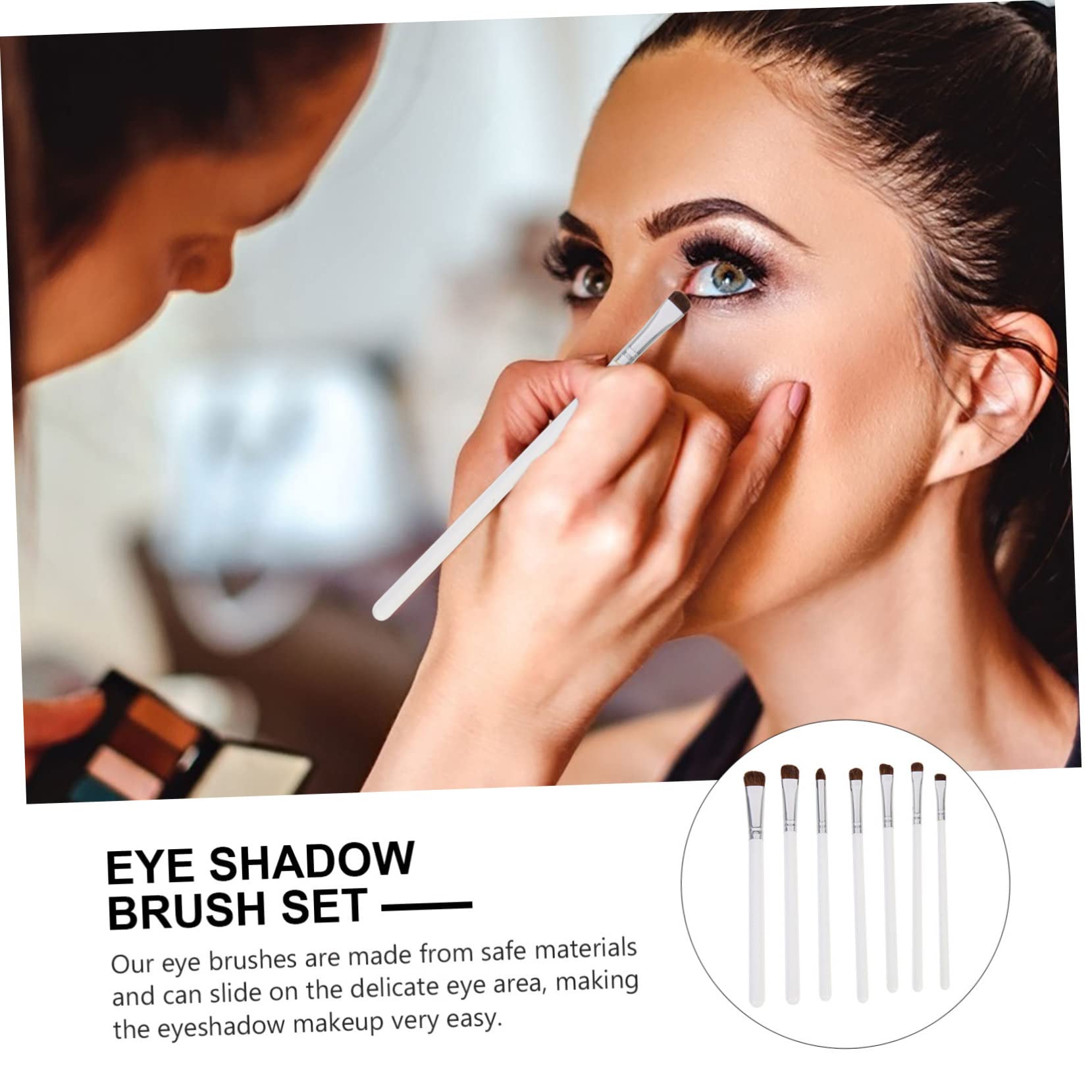 MAGICLULU 21 Piezas Juego Brochas Para Sombras Ojos Aplicadores Maquillaje Brocha Maquillaje Para Mujer Cepillar Cepillo Herramientas Mezcla Aluminio Perder